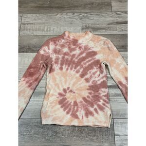 We The Free by Free People tie-dye long sleeve ribbed shirt size S